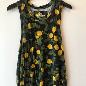 Lemon Print Tank